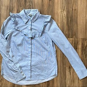 HM Cotton Top w/ Ruffle Edges